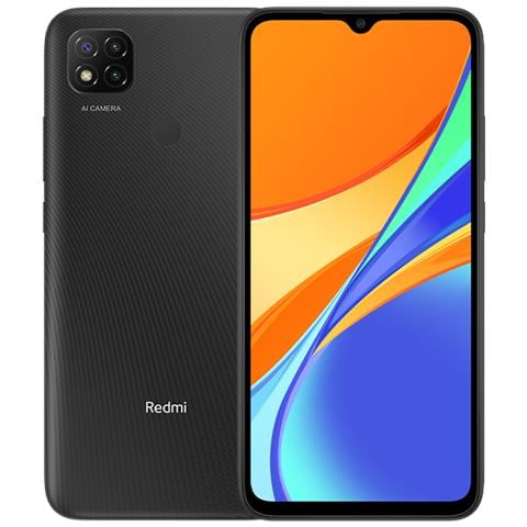 Redmi 9C 64 GB Dual Sim Display 6.53" HD+ Slot Micro SD Fotocamera 13 Mpx Android Grigio Notte - Foto 1