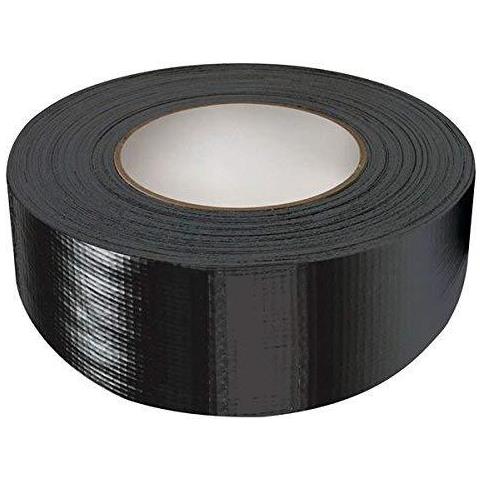 Premium Black Duct Tape - 48 Millimetri X 50m - Heavy Duty (2) Gaffer Tape - Alta Qualit Rotola Da - Foto 2