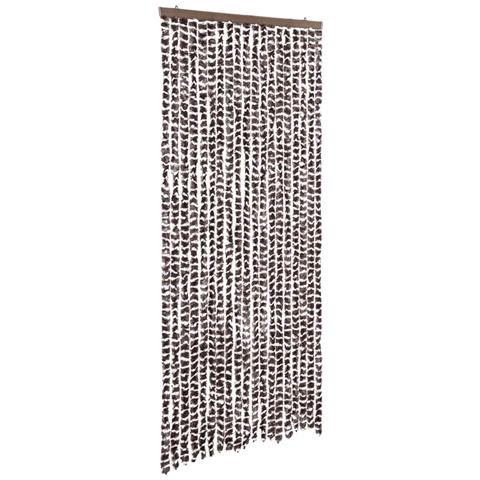 Zanzariera Marrone e Bianco 56x185 cm Ciniglia - Foto 1