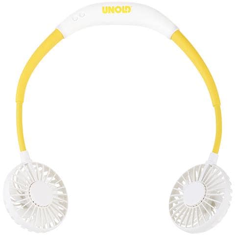 86690 nebulizzatore e ventilatore portatile personale Bianco, Giallo Neck fan - Foto 1