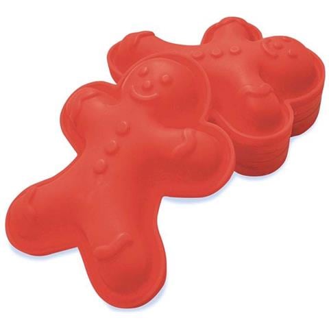 6 Stampi In Silicone Per Omino Di Pan Di Zenzero - Foto 1