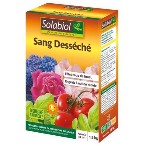 Sangue Essiccato 1,5 Kg - Azione Potenziante - Pronto All'uso - Utilizzabile In Agricoltura Biologica - Foto 1