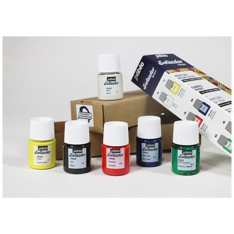 Set Di 6 Dipinti Per Tessuti Chiari E Scuri Setacolor - 6 X 20 Ml - Foto 1