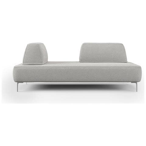 Newton Divano Lineare Con Schienali Movibili T07 Grigio - Foto 2