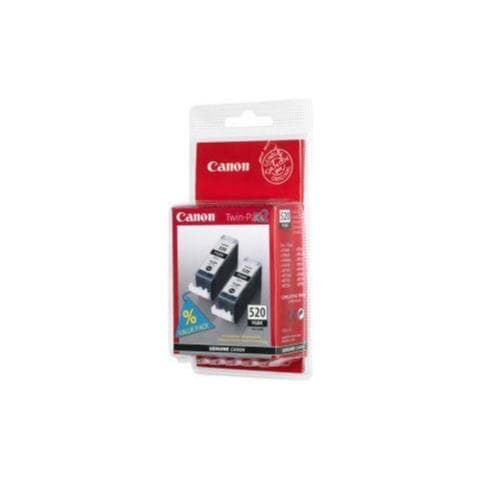 PGI-520BK Twinpack Cartuccia Ink Originale Nero per Pixma iP3600 / iP4600 / MP540 Confezione Doppia - Foto 1