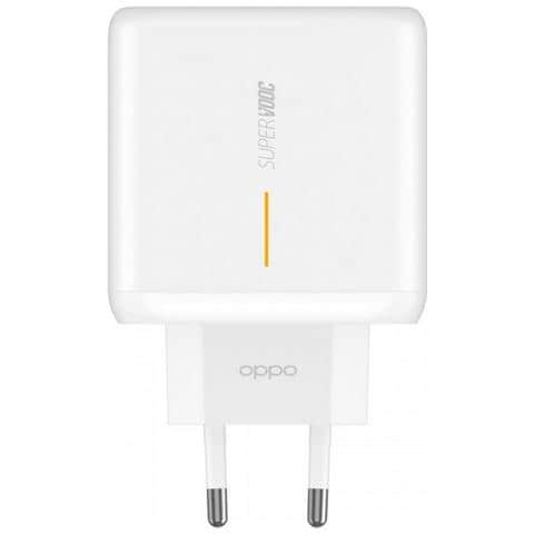 Caricabatterie Originale Per Casa Usb Supervooc Vca7gach 65w White Bulk Per Reno4 Find X3 - Foto 1