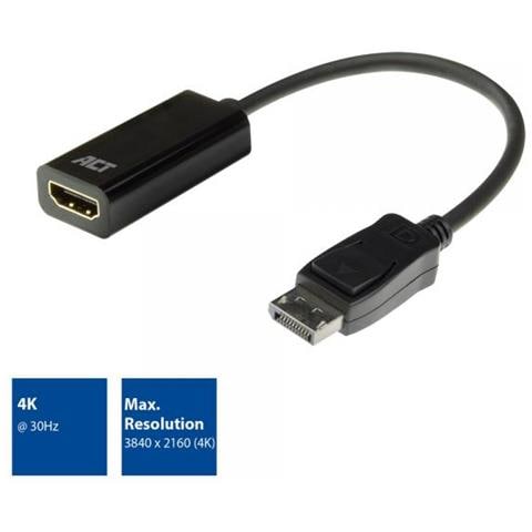 Adattatore Femmina Da Displayport A Hdmi, 4k, Borsa Con Cerniera - Foto 2