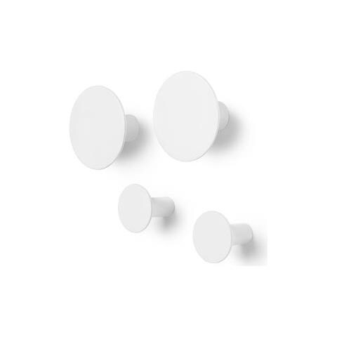 65798 gancio di stoccaggio domestico Interno Gancio da cucina Bianco 4 pz - Foto 1