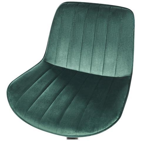 Set Di 2 Sedie Alte Dubrovnik Velluto Verde Smeraldo - Foto 13