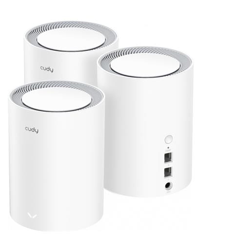 M1800 3-pack Dual-band (2.4 GHz / 5 GHz) Wi-Fi 6 (802.11ax) Bianco 1 Interno - Foto 1