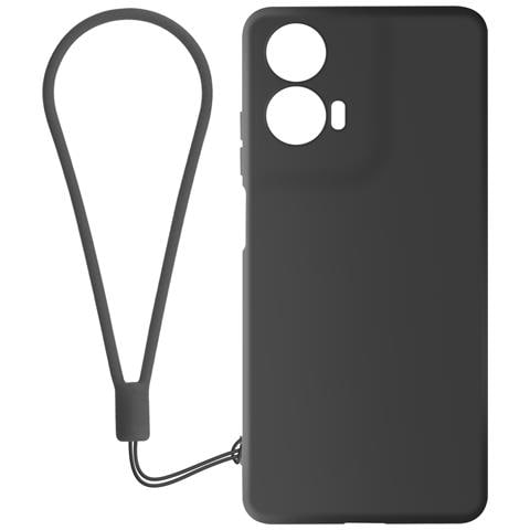 Cover Per Motorola Moto G24 E G04 Silicone Soft-touch Con Cordino - Foto 1