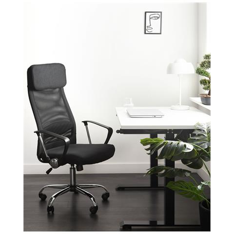 Sedia Da Ufficio Pioneer Ii Nero - Foto 1