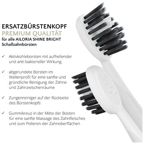 Shine Bright Set Di 6 Teste Di Ricambio Per Spazzole A Carbone - Foto 2