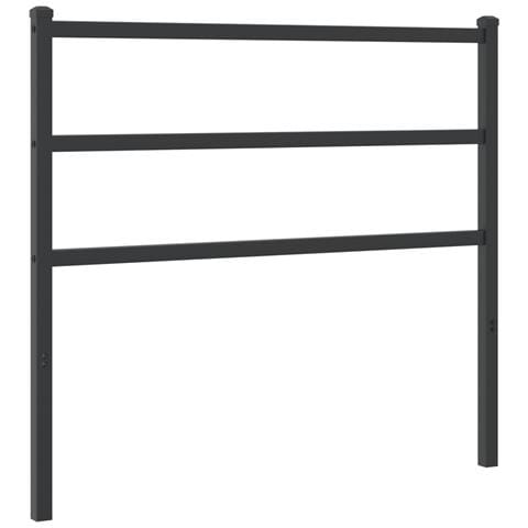 Testiera In Metallo Nero 100 Cm - Foto 2