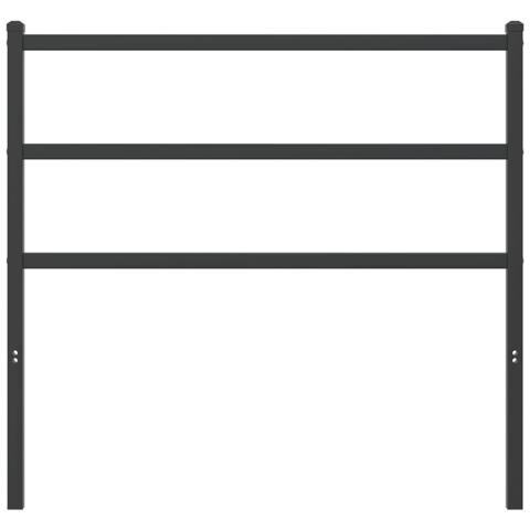 Testiera In Metallo Nero 100 Cm - Foto 3