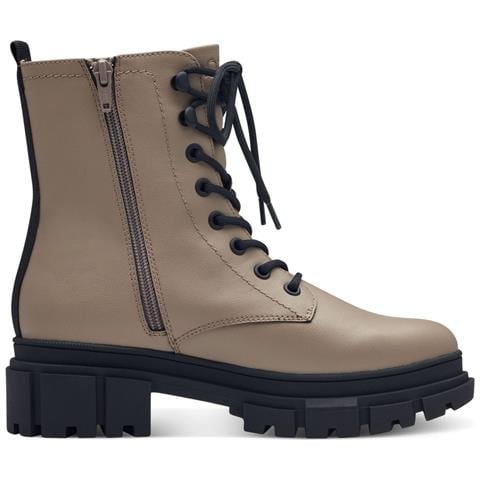 Taupe Casual Closed Booties Stivaletti Sintetico E Tessile Scarpe Donna Beige Eu 40, 5-25214-41 341 - Foto 3