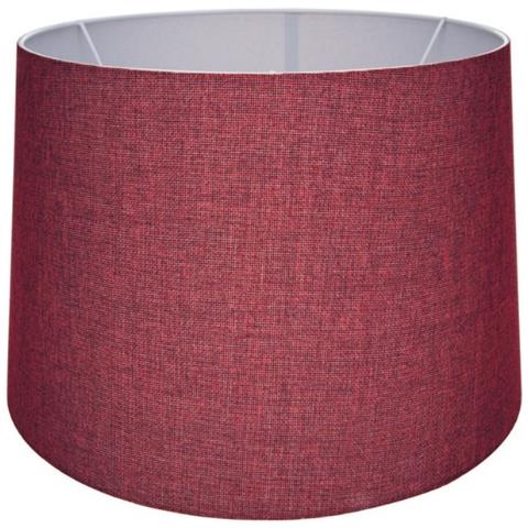 Paralume Deco Mdl3011 In Tessuto Rosso - Foto 1