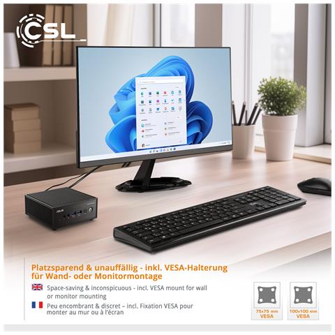 Mini PC PN42 32GB 1TB SSD Windows 11 Colore Nero - Foto 8