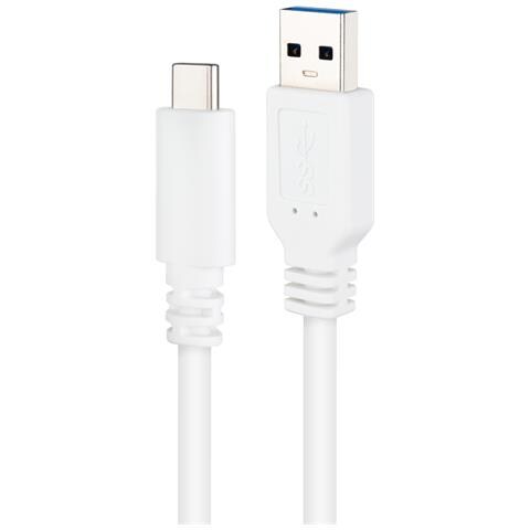 10.01.4002-W cavo USB USB 3.2 Gen 2 (3.1 Gen 2) 2 m USB C USB A Bianco - Foto 5