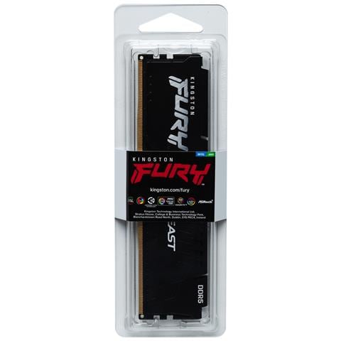 FURY Beast 32GB 6400MT /s DDR5 CL32 DIMM Black EXPO - Foto 2