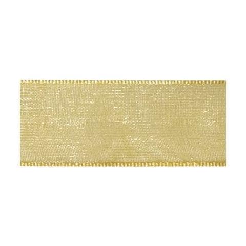 Rayher - Nastro In Organza H 3mm Rotolo 10mt Oro - Foto 1