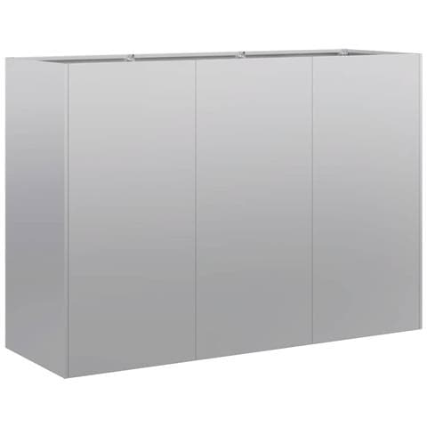 Fioriera 120x40x80 Cm In Acciaio Zincato - Foto 2