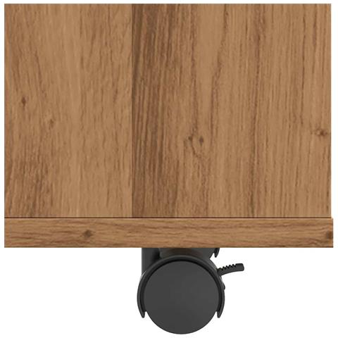 Tavolino Da Salotto Rovere Artigianale 70x35x55cm In Truciolato - Foto 9