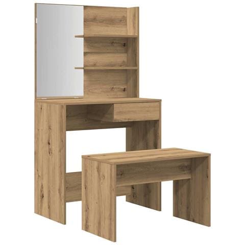 Set Toeletta Rovere Artigianale In Legno Multistrato - Foto 2