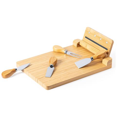 Dam Set Formaggio Magnetico . 4 Pezzi 30x4x21,4 Cm. Colore Del Legno - Foto 6