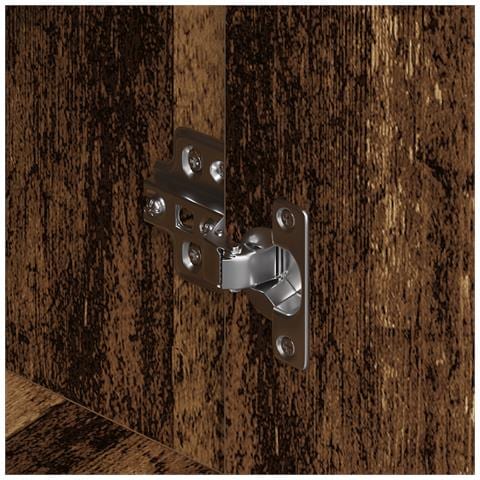 Consolle 2 pezzi Legno Antico 79x38x80 cm Legno Ingenerizzato - Foto 9