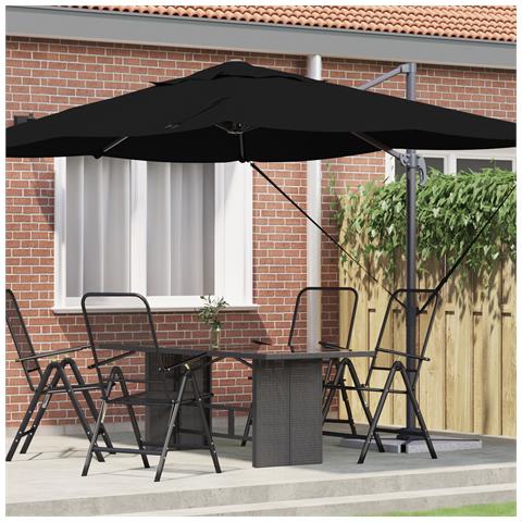 Ombrellone Cantilever Nero - Foto 2