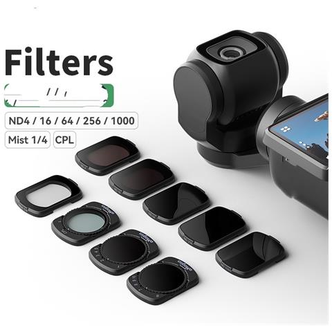 Kit Di Filtri Nd4/16/64/256 Compatibile Con Dji Pocket 3 - Ottieni Riprese Cinematografiche! - Foto 5