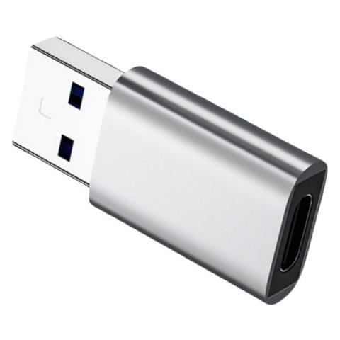 Adattatore Usb 3.0 Maschio A Type-c Femmina Per Trasferimento Dati E Audio Digitale (confezione Da 2) Grey - Foto 4