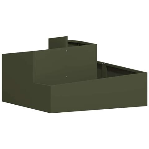 Vaso da giardino Oliver verde 80 x 80 x 50 cm - Foto 1