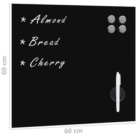 Lavagna Magnetica a Parete in Vetro 60x60 cm - Foto 5