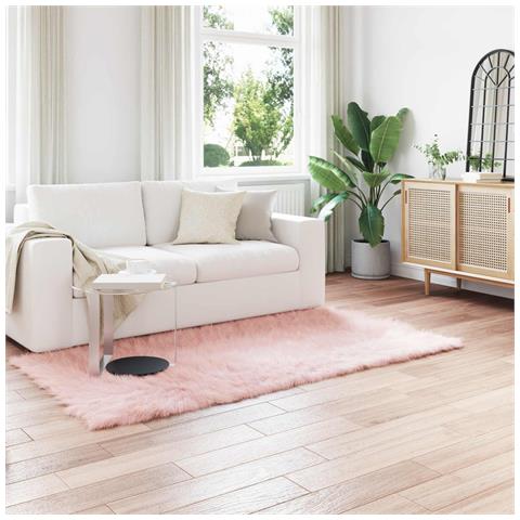 Tappeto Pecora Tafalla Rosa 80 x 200 cm Poliestere - Foto 2