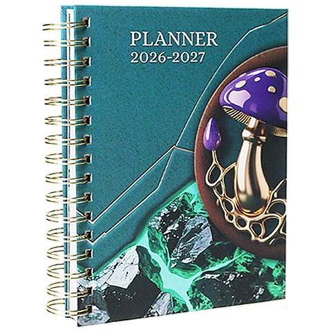 Agenda 2026 - Quaderno Spirale Con Copertina Rigida, Segnalibri E Carta Spessa - Foto 1