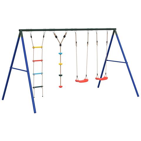 Set Gioco da Esterno con Altalene Scala e Altalena a Disco - Foto 1