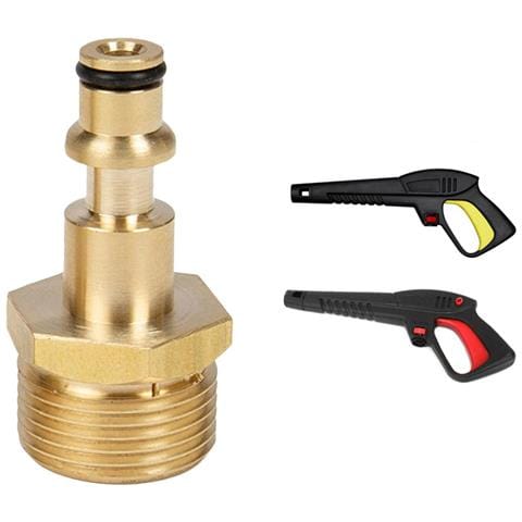 Adattatore Universale M22 Per Tubo Con Innesto Rapido - Compatibile Con Idropulitrici Lavor Serie Domestica | Materiale: Ottone, Filettatura M22x1,5 - Foto 2