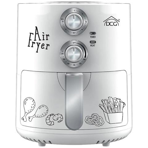 Friggitrice Ad Aria Potenza 1500 W Cestello 35 Litri colore Bianco Cod. FR-3507 - Foto 1