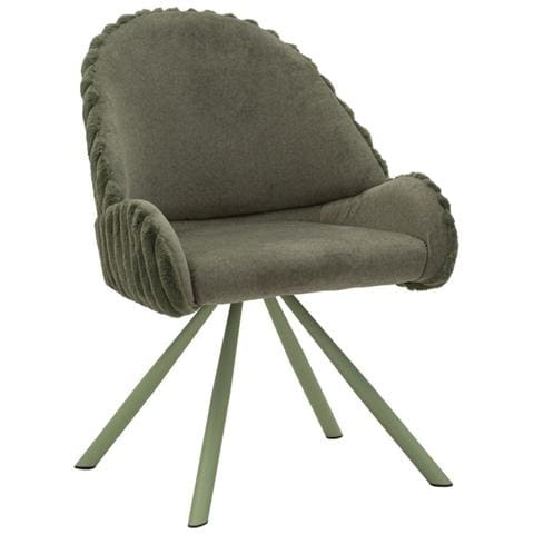 Set 2 Sedie Stoccolma -a- Imbottite Verde 58x53x85 Cm, Seduta H 45 Cm - Foto 1