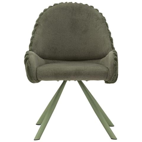 Set 2 Sedie Stoccolma -a- Imbottite Verde 58x53x85 Cm, Seduta H 45 Cm - Foto 2