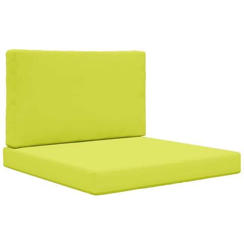 Cuscino per divano da esterno 2 pcs Verde Poliestere - Foto 1
