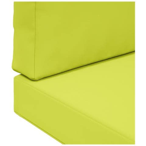 Cuscino per divano da esterno 2 pcs Verde Poliestere - Foto 9