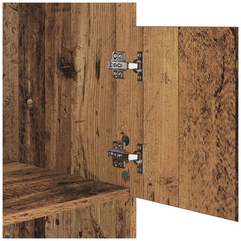 Mobile da lavanderia con porta Legno vecchio Legno multistrato - Foto 9
