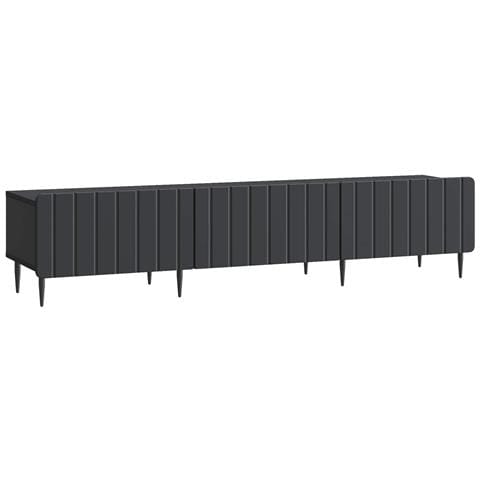 Mobile TV Nero 147 x 34,5 x 32 cm Legno ingegnerizzato - Foto 1