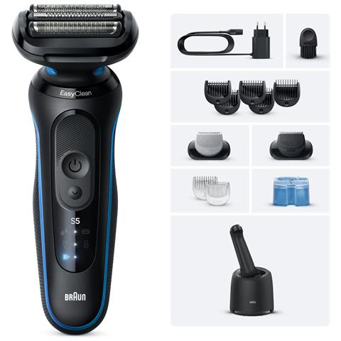 52-B7650cc Rasoio Trimmer Nero, Blu - Foto 1