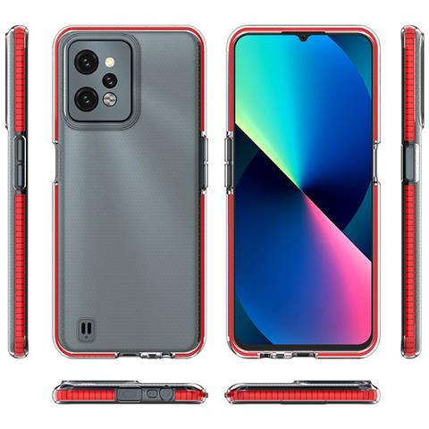 Custodia In Silicone Con Cornice Nera Per Realme C31 - Foto 2