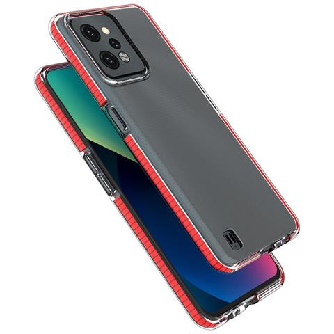 Custodia In Silicone Con Cornice Nera Per Realme C31 - Foto 4