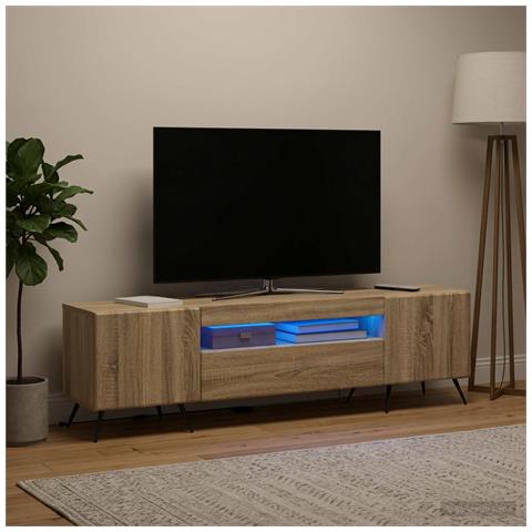 Mobile TV LED Rovere Sonoma Legno ingegnerizzato - Foto 2